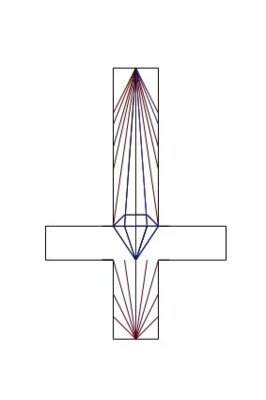 cross + diamond